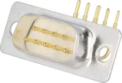 BL09LW - D-Sub-Buchs. 9pol Lötstift 90G