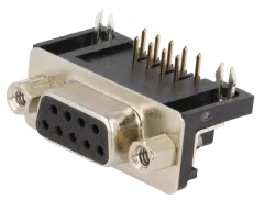 BL09EU - D-Sub-Buchse 9pol Lötstift 90G FP9,4