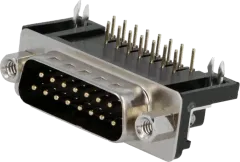 SL15EU - D-Sub-Stiftleiste 15polig Lötstift 90G FP9,4mm