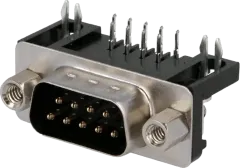 SL09WSI - D-Sub-Stiftleiste 9polig Lötstift 90G FP7,2mm