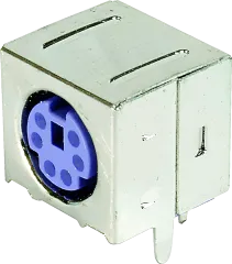 A-DIO-FS06/PURPLE - Mini-DIN-Diodeneinbaubuchse 6pol violett