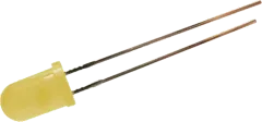 TLUY5400 - LED 5 mm, yellow, diffused