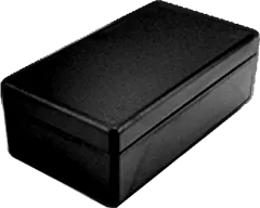 PP19SW - Plastiblok-Unigehäuse 125x70x45 mm schwarz