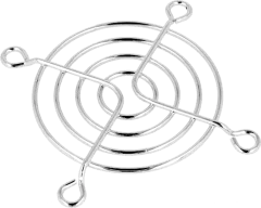 LGM60 - Fan Guard for 60x60 4 rings made of chrome-plated metal