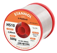 HS1007-0500 - Lötdraht auf Spule HS10 2,5% 0,7mm Sn60Pb40 500g