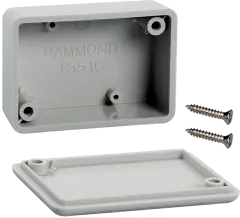 1551GGY - ABS-Gehäuse 50x35x20 grau