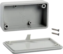 1551HGY - ABS-Gehäuse 60x35x20 grau