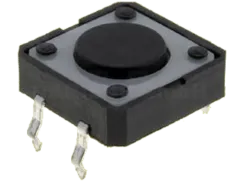 DTS21N - Taster SPST-NO 12VDC 50mA 12x12x7.3 RM4x5mm