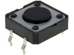 DTS21R - Mini-Taster print lgd. 12x12 4,3mm 2,6N