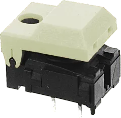 DAT2WS-LED - Dataswitch SPDT Black/White with LED-Mounting