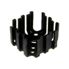 FK2010 - Finger-Kühlkörper eloxiert 45x45x25,4mm für SOT9, TO3, TO66