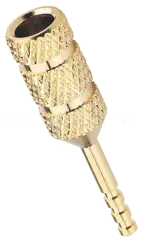 SPC-40/P - Kabelpin, vergoldet, für Kabelstärken bis 4mm