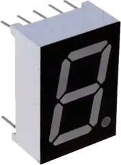 D380PKG = LTS548AP - 7 Segment display 13,5mm GA red