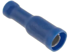 RH254BL - Kabelschuh-Rundhülse 4mm/2,5 mm² blau