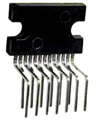 LA4446 - 5.5W 2-Channel AF Power Amp SIL13