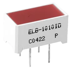 ELB1010SURD/S53 - LED Light Bar Red 30mcd DIP5