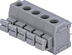 AK4101/5 - Anreihklemme 250V 5pol Hebel grau RM5mm