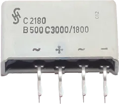 B500C3000-1800 - Brückengleichrichter 500V 1800mA (3000mA) RM7,5