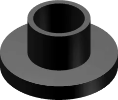 IN11 - Isolierbuchsen 7,1mm für TO3+TOP3 (IB1) schwarz