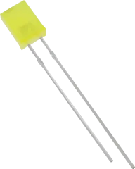 LTL433Y - LED Diffuse Yellow 3,7mcd 140° 2x5mm 585nm
