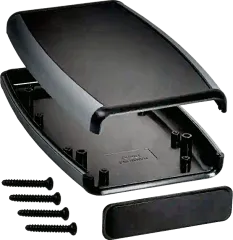 HA1553DBK - ABS-Gehäuse 147x89x25 sw