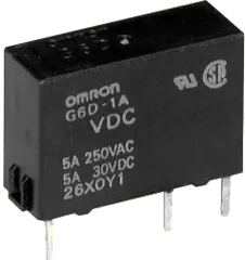 G6D-1A-ASI 24VDC - Relay SPST 5A Ucoil 24VDC 2880R