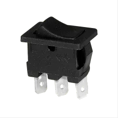 H8610VBAAA - Rocker Switch SPDT 6A 250V Black/Black