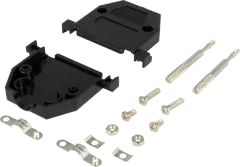 CGKSUN25S - D-Sub-Hood 25-Pole UNC4-40-Thread