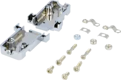 CGKSUN09ME - D-Sub-Hood 9-Pole Metallized