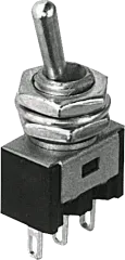 WT12 - Mininatur-Kippschalter SPDT 28VDC 3A