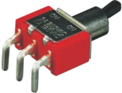 MKS8019LP - Miniatur-Kippschalter SPDT 125VAC/28VDC 5A E-E liegend Printanschlüsse