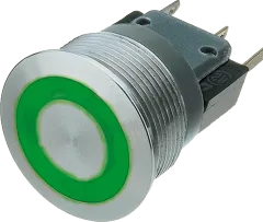 MSM19SSR-GN - Schalter SPDT 250V 12A Ring grün