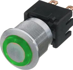 MSM22SSR-GN - Schalter IP64 DPST-NO 250V/12A Ring grün