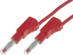 HFS101RT - Si Test Lead, 4mm Jack, 100cm Red