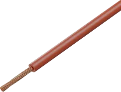 H05VK100RT - PVC-Leitung H05V-K 1,0 mm² rot 100m
