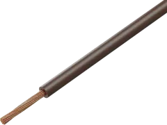 H05VK100BR - PVC-Leitung H05V-K 1,0 mm² braun 100m