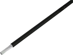 PVC101SW - PVC-Messleitung 1,0 mm² schwarz 100m Ring