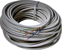 H03VV3X075GR - PVC-Netzkabel 3x0,75mm² grau 100m