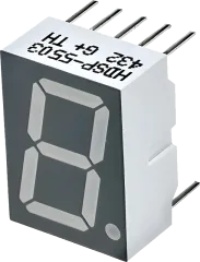 HDSP-5503 - 7-Segment display 14,2mm common cathode 635nm (rot) 2800 ucd
