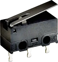 D2F-L - Mikroschalter mit Hebel SPDT 3A/125VAC 2A/30VDC 1,47N