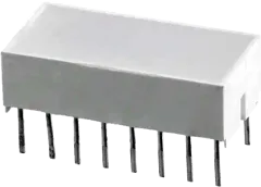 HLMP2685 - LED LT BAR HI EFF RED 8LED DIP16