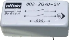 802-2R14-5V - Reedrelais DPST-NO Uspule 5VDC ELFEIN