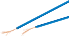 LIYV014BL-7cm - Wire LIY-V 0,14 mm² Blue, 7cm