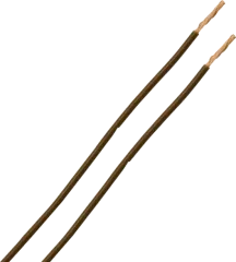 LIYV014BN-7cm - Wire LIY-V 0,14 mm² Brown, 7cm