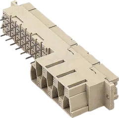 09062316822 - Female connector 24+7 poles print mounting straight