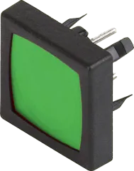1241.1100.7095 - Taster SPST-NO 48VDC 125mA IP65 quadratisch grün