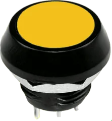 GQ12IP65-OR - Miniatur-Taster 2A IP65 Gehäuseausschnitt: Ø12mm orange