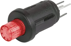 LDS11RT - Druckschalter SPST-NO Schließer rot mit LED