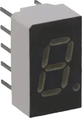 HDSP-A151 - 7 Segment display hight 7.62mm common anode Red 14mcd