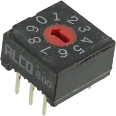 DRD10E - Codierschalter BCD liegend